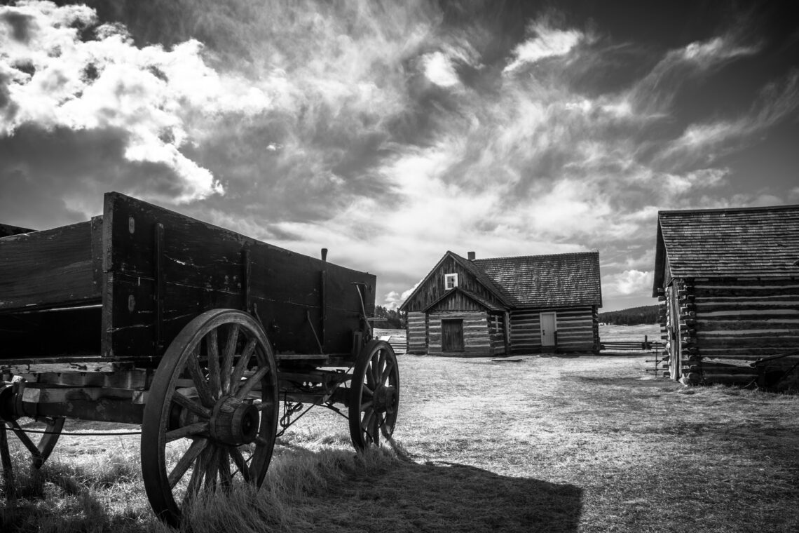 Pioneer wagon cart